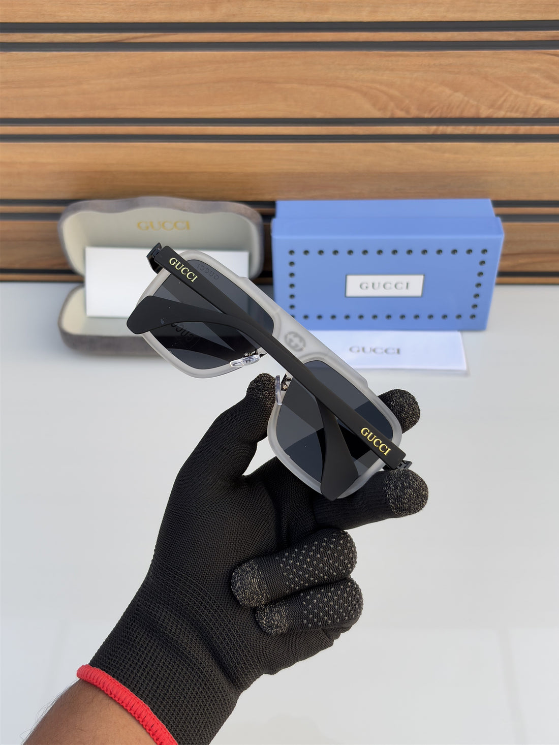 Gucc.i 1295 transparent black