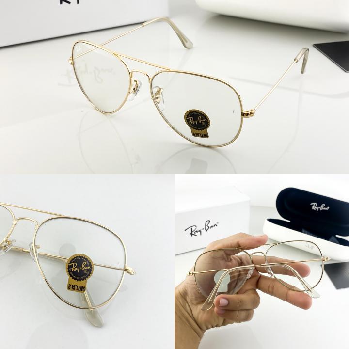 RAYBANN GOLD PLANO 3026