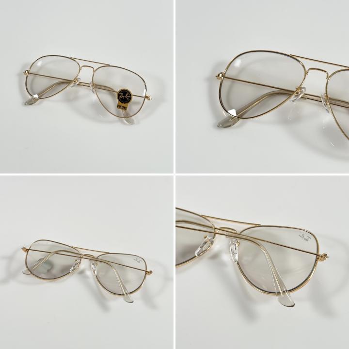 Rayban Aviator 3026 Gold Day Night Colour Changing
