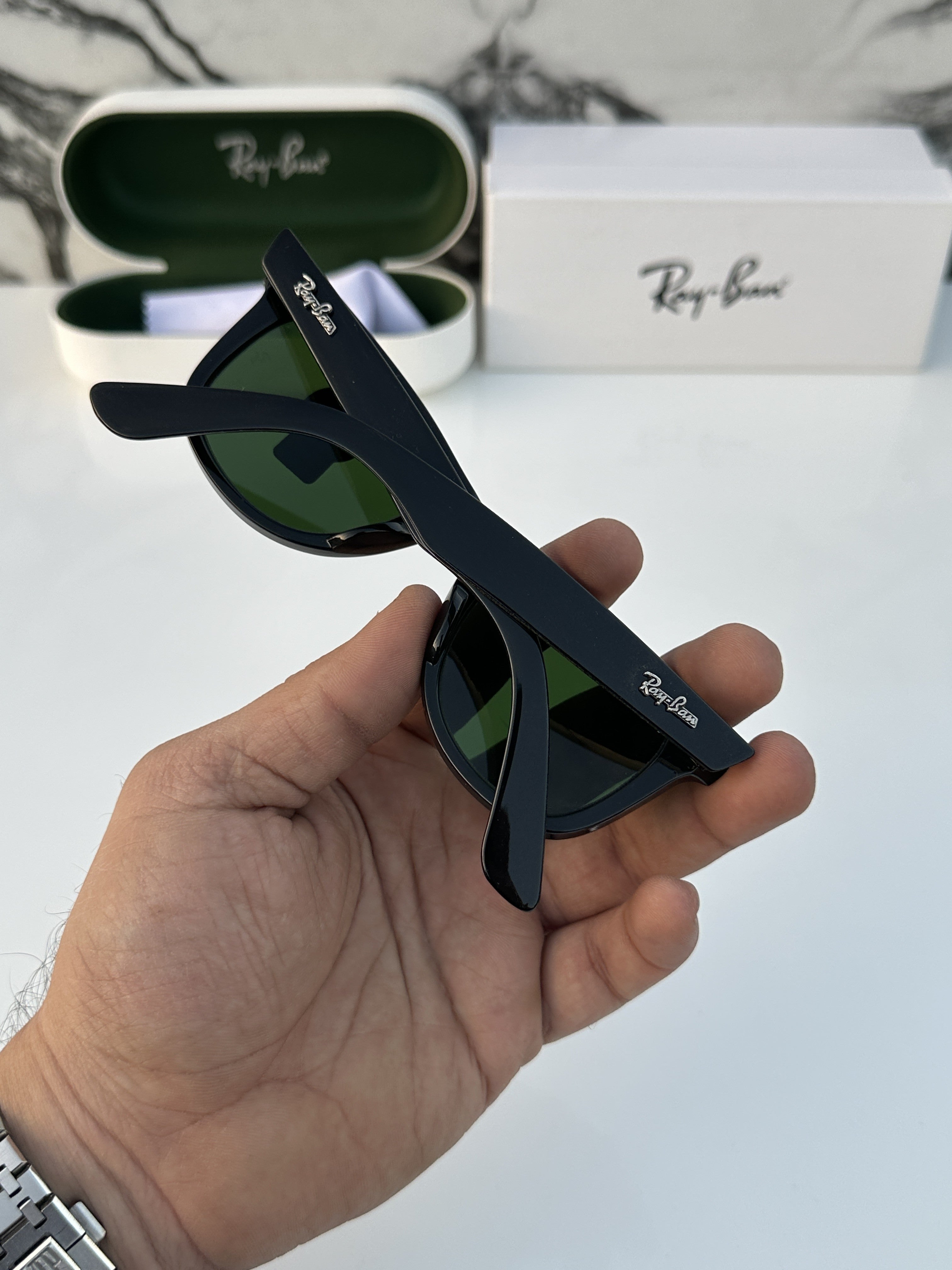 Ray Bann 2140 Slant Black/Green