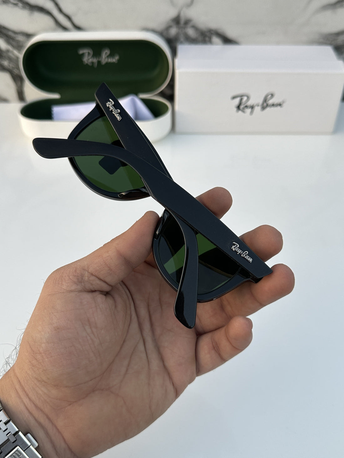 Ray Bann 2140 Slant Black/Green