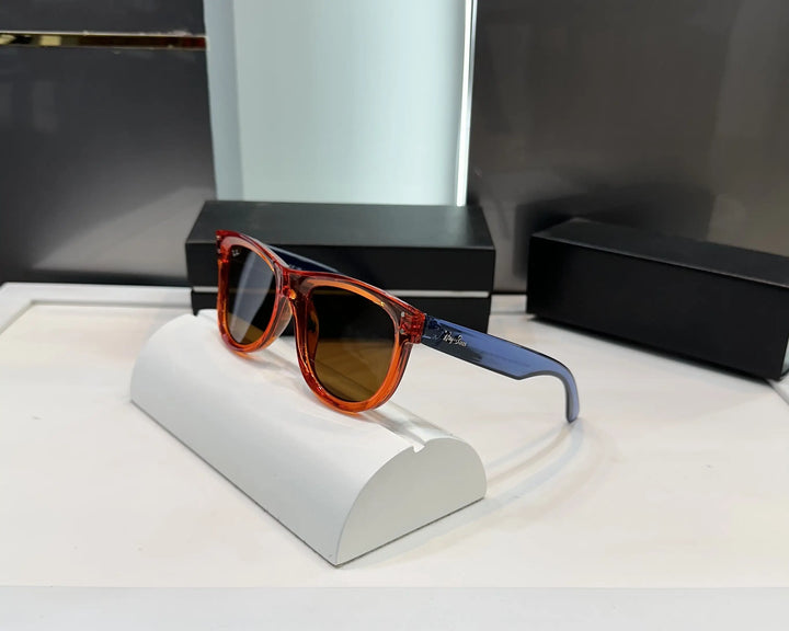 Ray Bann 0502 Premium Orange/Blue (Reverse Model)