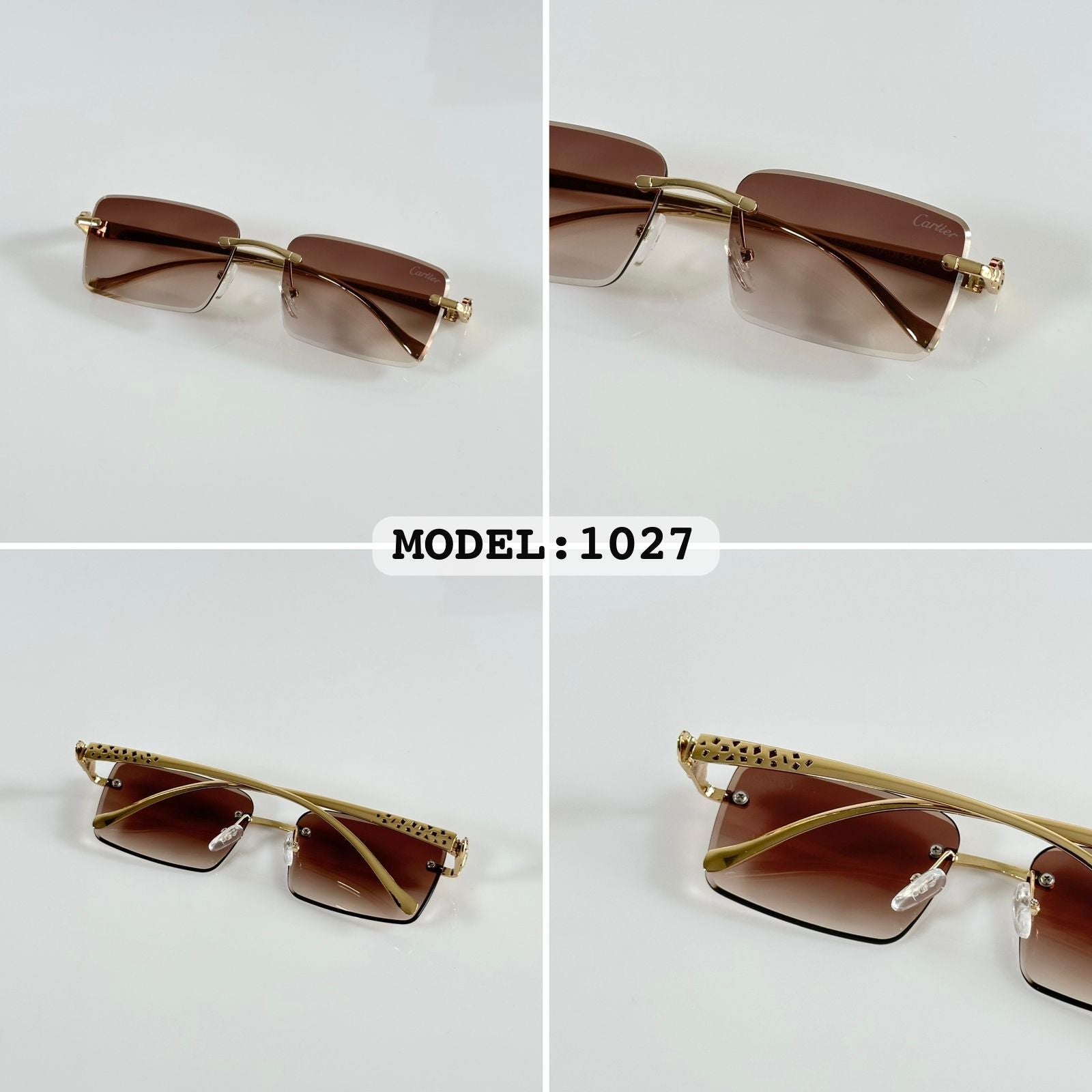Cartierr 1027 Gold/Brown