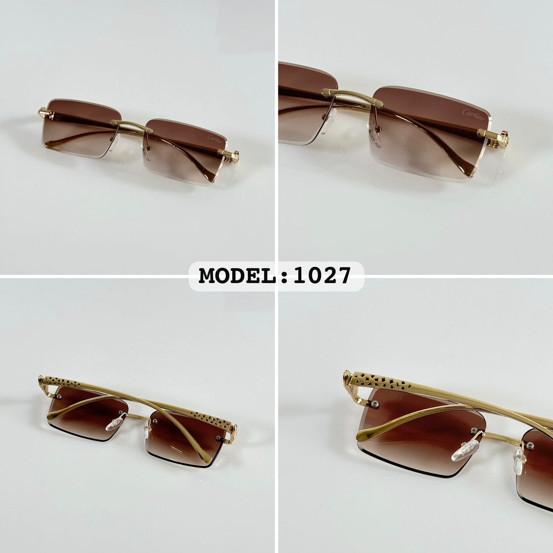 Cartierr 1027 Gold/Brown